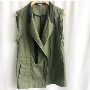 Vero Moda army green vest